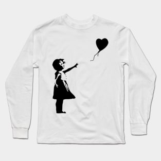 Girl with a balloon T-Shirt Long Sleeve T-Shirt